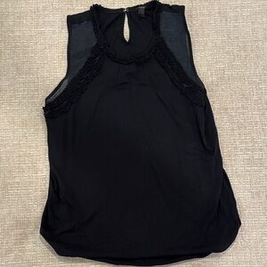 J. Crew Elegant Black Sleeveless Blouse
